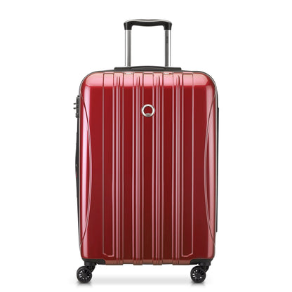 HELIUM AERO 27-Inch Expandable Check-In Suitcase, Red - Delsey Paris Smart Buy