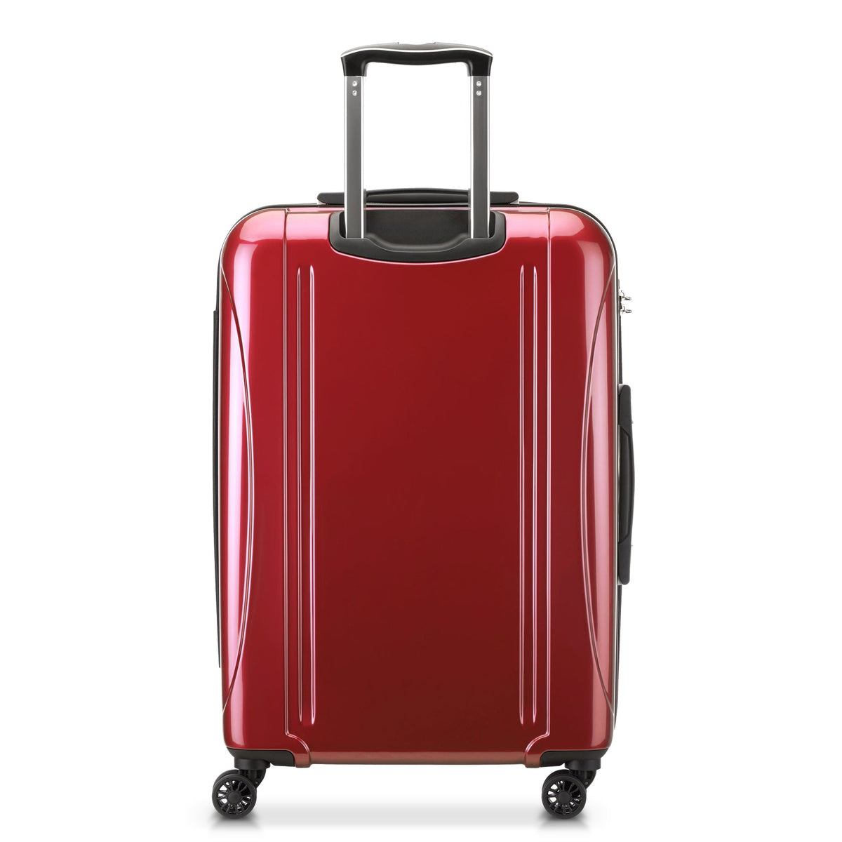 HELIUM AERO 27-Inch Expandable Check-In Suitcase, Red - Delsey Paris Smart Buy