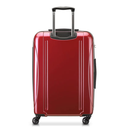 HELIUM AERO 27-Inch Expandable Check-In Suitcase, Red - Delsey Paris Smart Buy