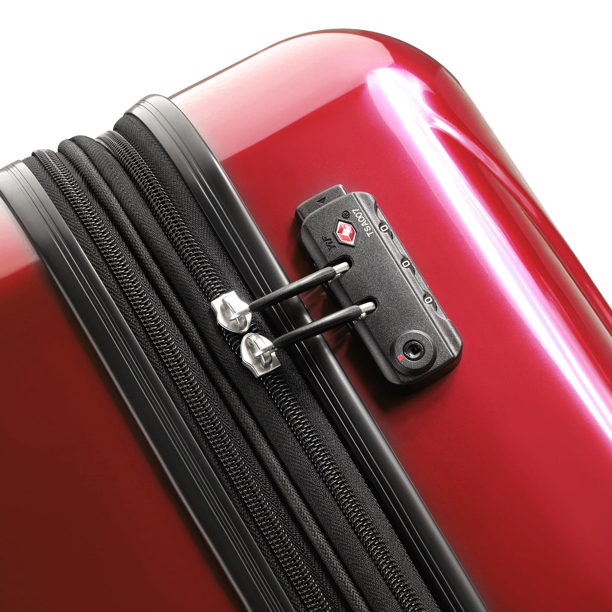 HELIUM AERO 27-Inch Expandable Check-In Suitcase, Red - Delsey Paris Smart Buy