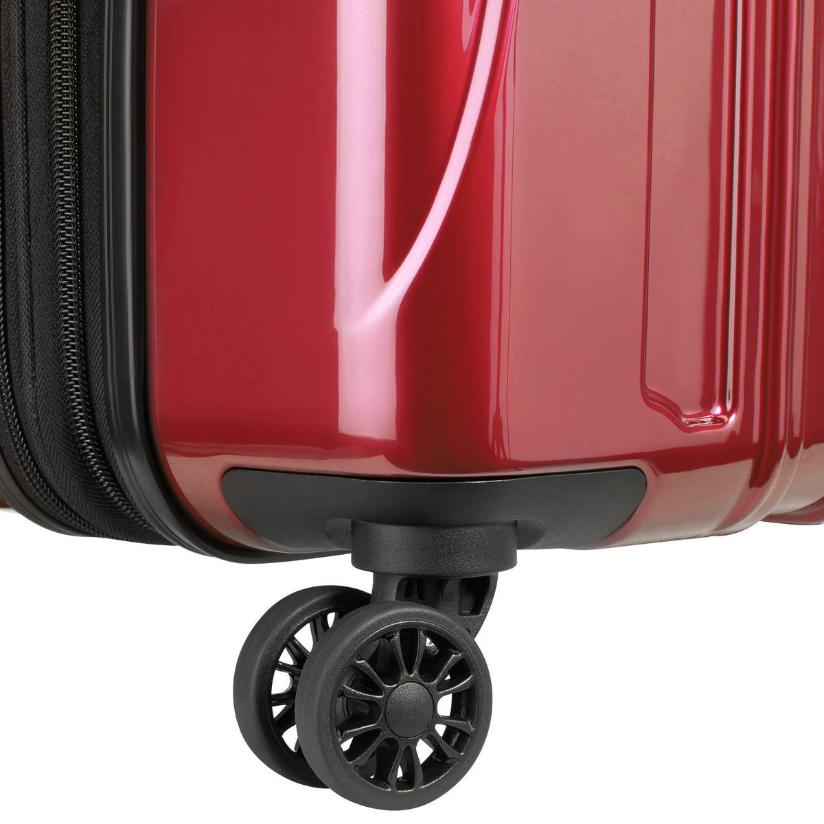 HELIUM AERO 27-Inch Expandable Check-In Suitcase, Red - Delsey Paris Smart Buy