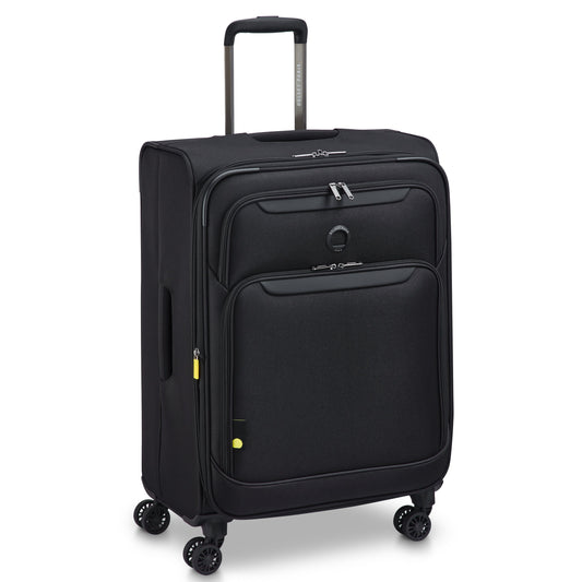 SKY MAX 3.0 27-Inch Check-In Suitcase, Black - Delsey Paris Smart Buy
