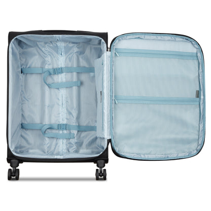 SKY MAX 3.0 27-Inch Check-In Suitcase, Black - Delsey Paris Smart Buy