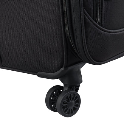 SKY MAX 3.0 27-Inch Check-In Suitcase, Black - Delsey Paris Smart Buy