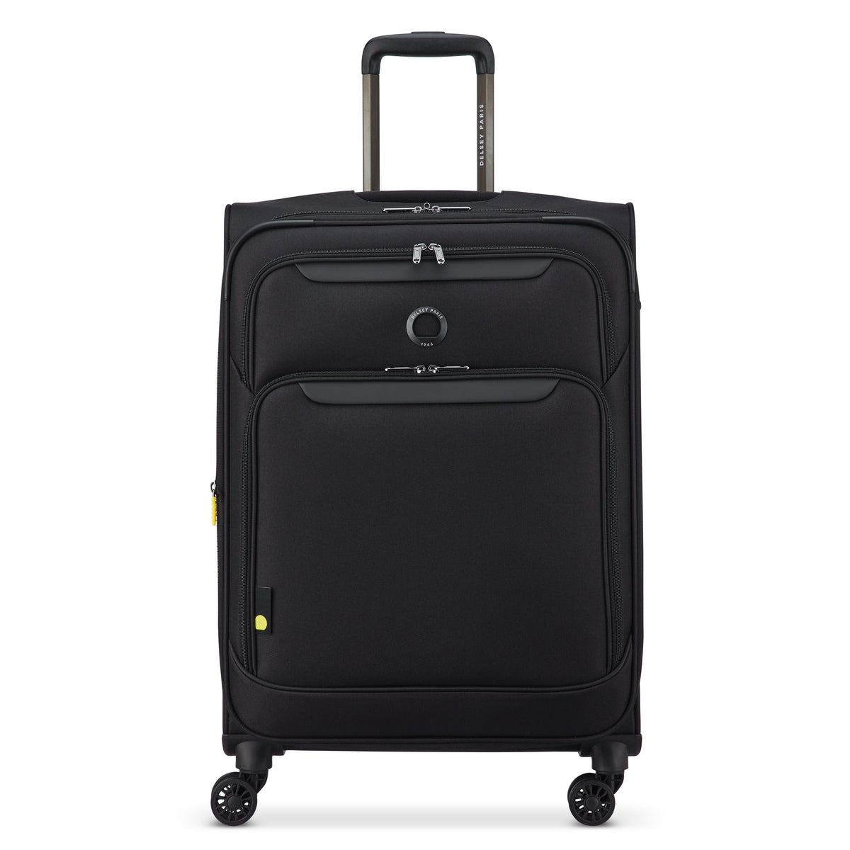 SKY MAX 3.0 27-Inch Check-In Suitcase, Black - Delsey Paris Smart Buy