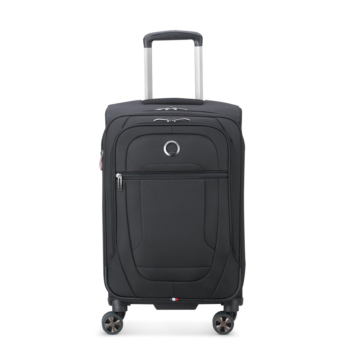 HELIUM DLX 24-Inch Expandable Carry-On Suitcase, Black - Delsey Paris Everyday