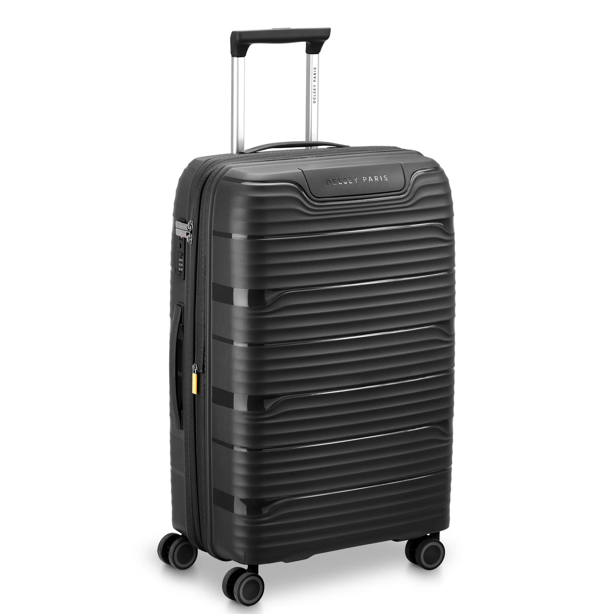 DUNE 27-Inch Expandable Check-In Suitcase, Black - Delsey Paris Trending