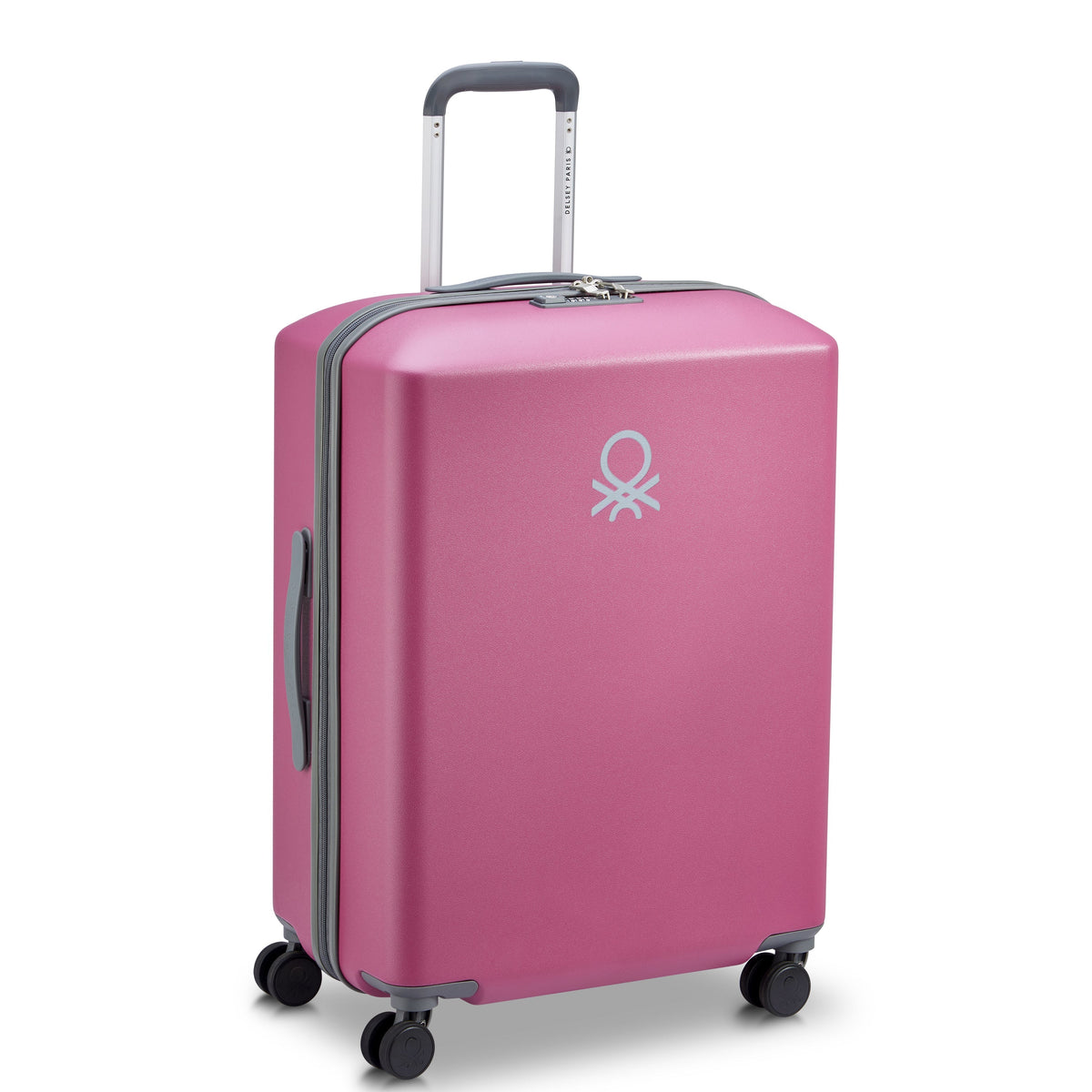 UCB HARDSIDE 26-Inch Check-In Suitcase, Pink - Delsey Paris New