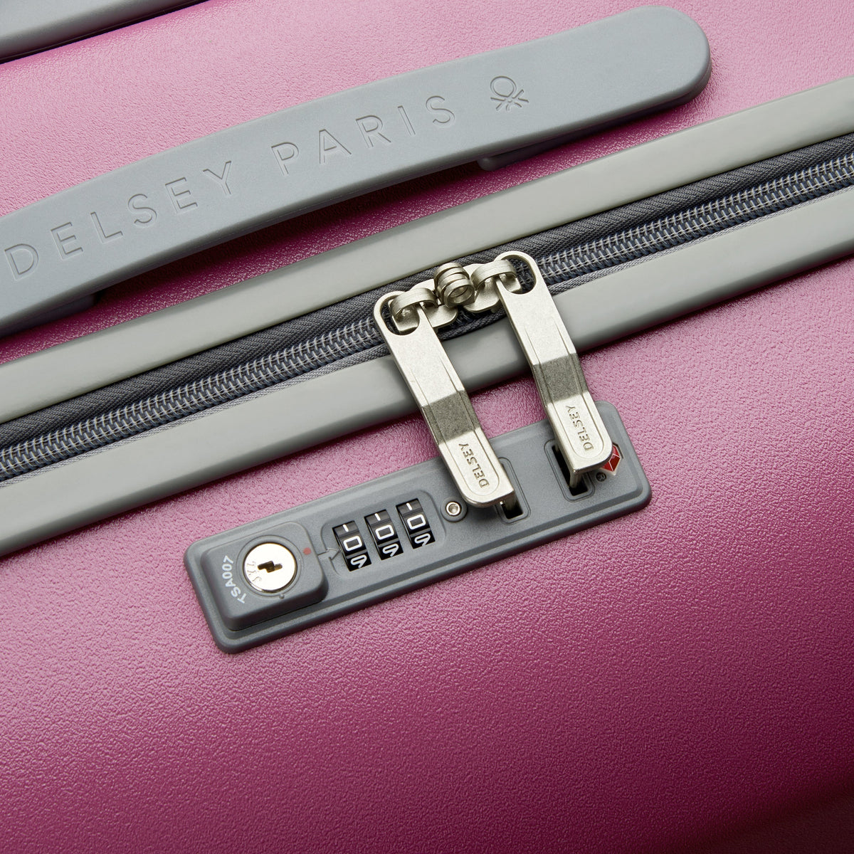 UCB HARDSIDE 26-Inch Check-In Suitcase, Pink - Delsey Paris New