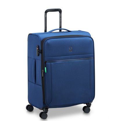 BE 26-Inch Expandable Check-In Suitcase, Faded denim - Delsey Paris New