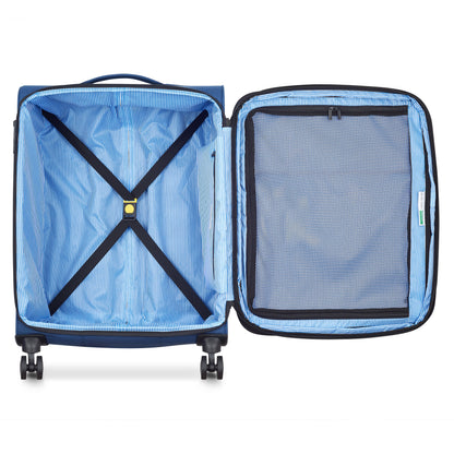 BE 26-Inch Expandable Check-In Suitcase, Faded denim - Delsey Paris New