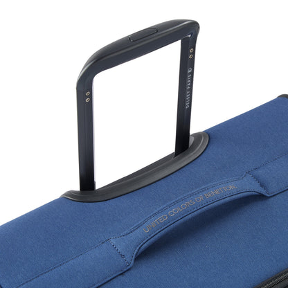 BE 26-Inch Expandable Check-In Suitcase, Faded denim - Delsey Paris New