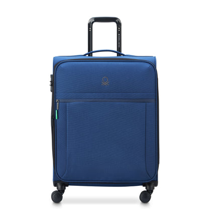 BE 26-Inch Expandable Check-In Suitcase, Faded denim - Delsey Paris New