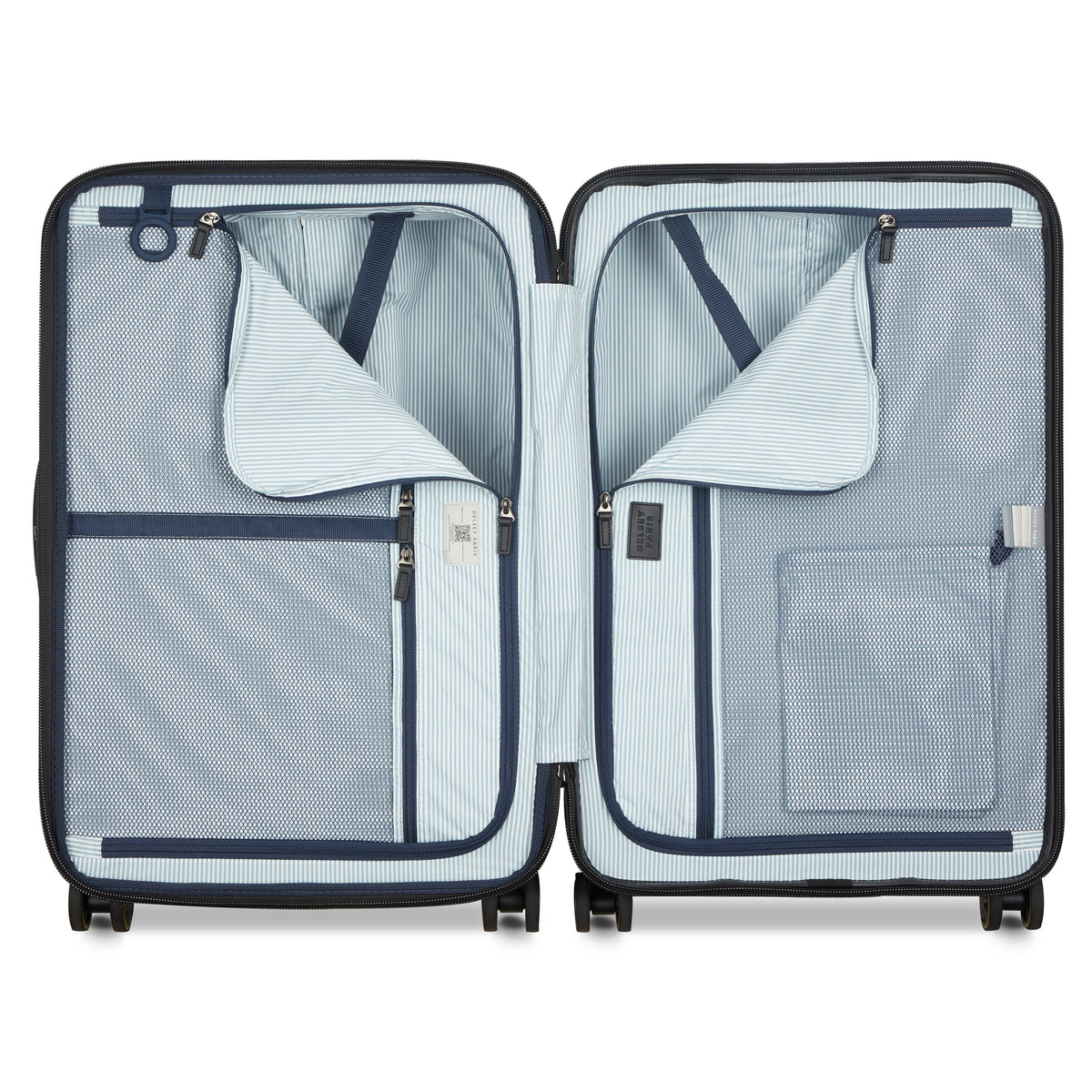 CADENCE 27-Inch Expandable Check-In Suitcase, Deep black - Delsey Paris Great Value