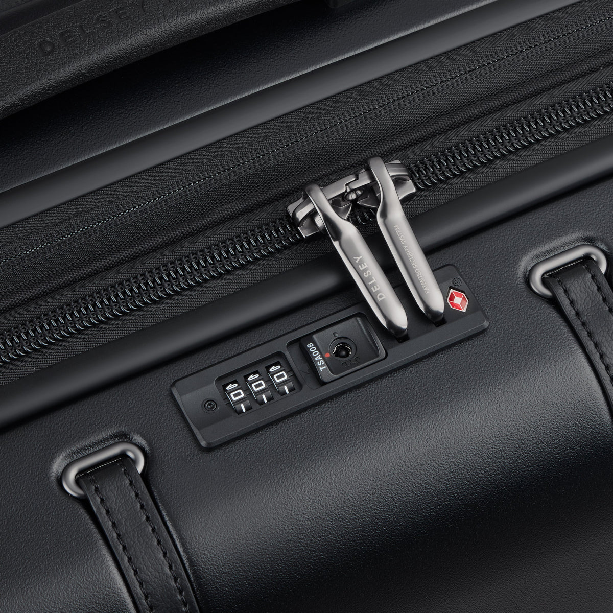 CADENCE 27-Inch Expandable Check-In Suitcase, Deep black - Delsey Paris Great Value