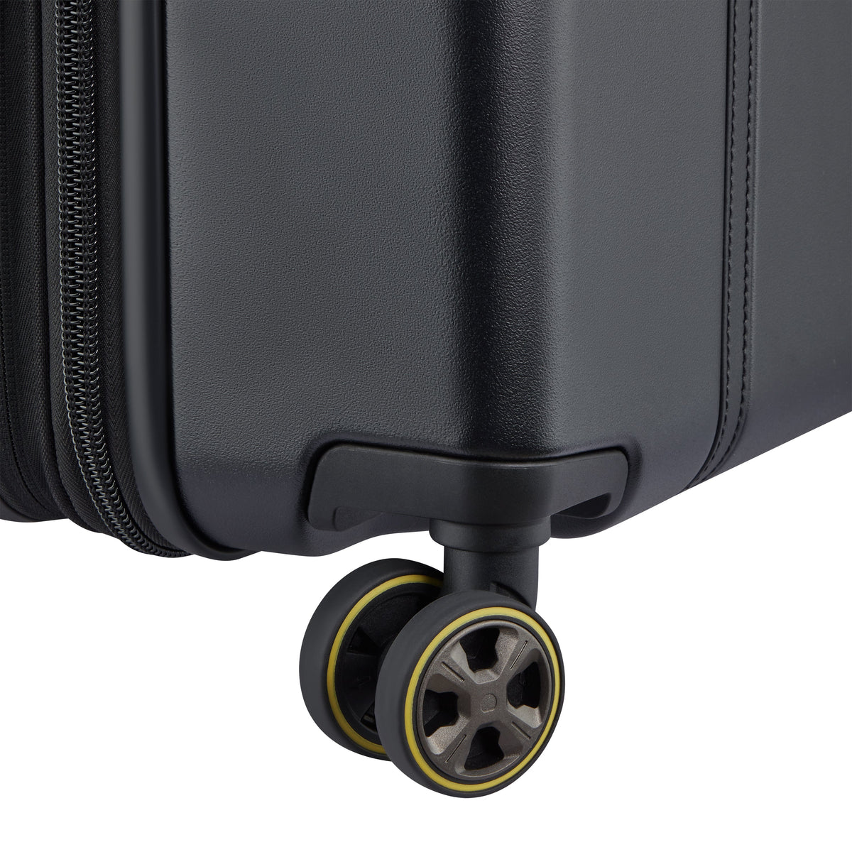 CADENCE 27-Inch Expandable Check-In Suitcase, Deep black - Delsey Paris Great Value