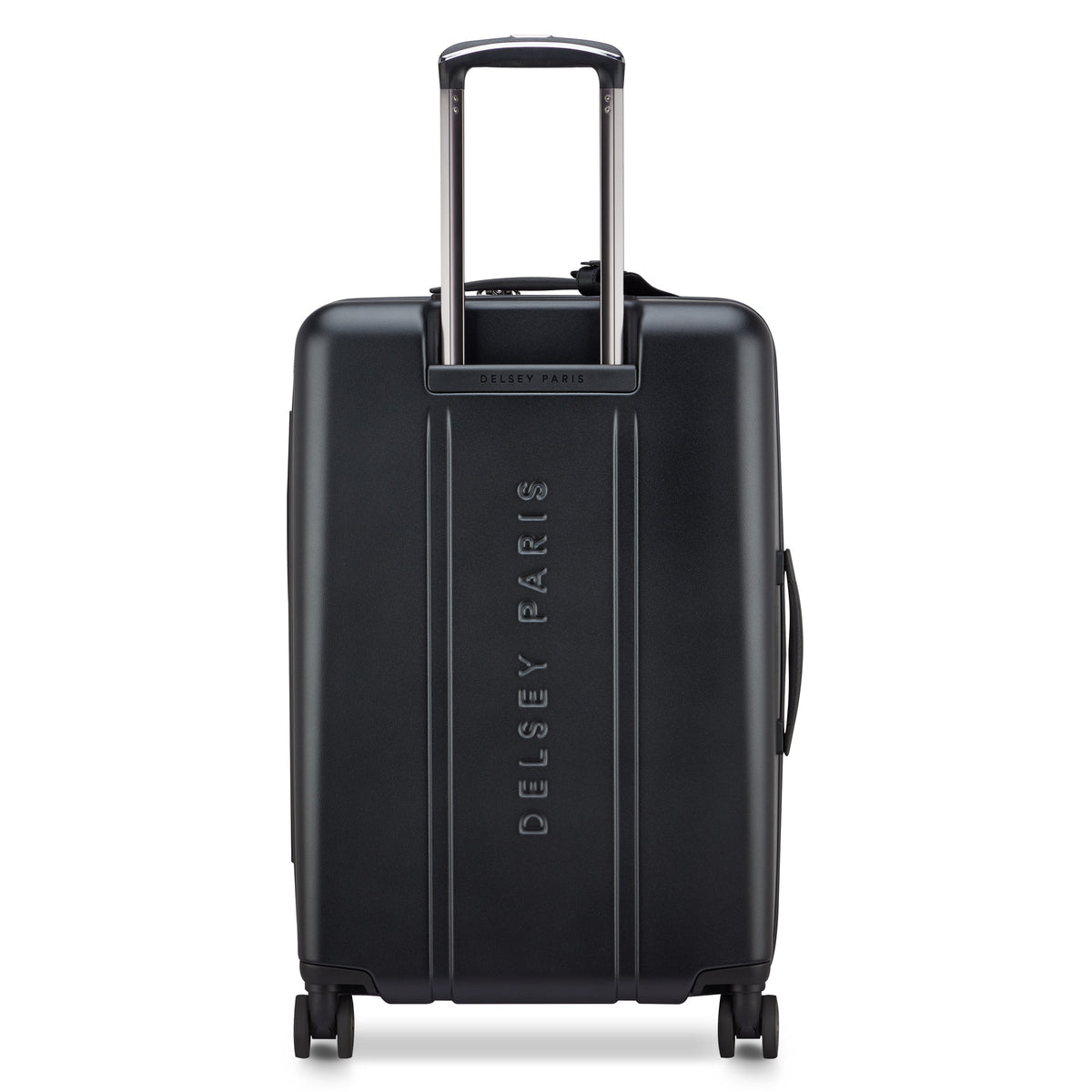 CADENCE 27-Inch Expandable Check-In Suitcase, Deep black - Delsey Paris Great Value