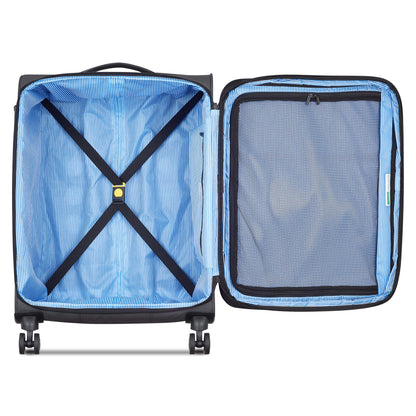 BE 26-Inch Expandable Check-In Suitcase, Anthracite - Delsey Paris Best Seller