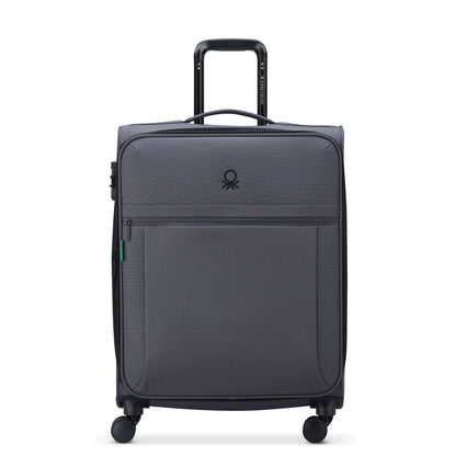 BE 26-Inch Expandable Check-In Suitcase, Anthracite - Delsey Paris Best Seller