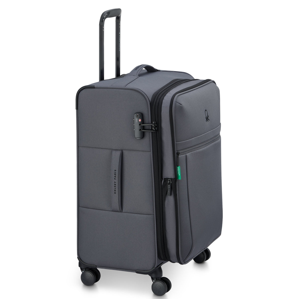 BE 26-Inch Expandable Check-In Suitcase, Anthracite - Delsey Paris Best Seller