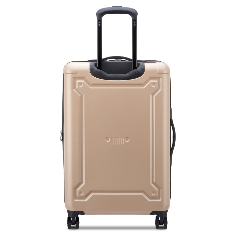 JH004C 27-Inch Expandable Check-In Suitcase, Beige - Delsey Paris Great Value