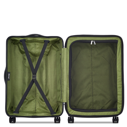 JH004C 27-Inch Expandable Check-In Suitcase, Beige - Delsey Paris Great Value