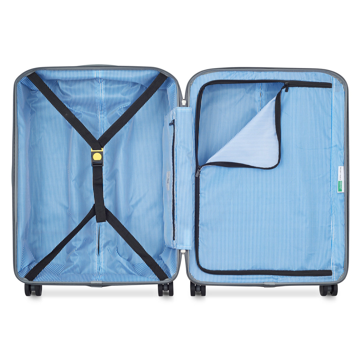 UCB HARDSIDE 26-Inch Check-In Suitcase, Steel grey - Delsey Paris Signature