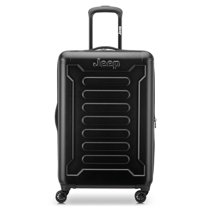 JH004C 27-Inch Expandable Check-In Suitcase, Black - Delsey Paris Top Pick