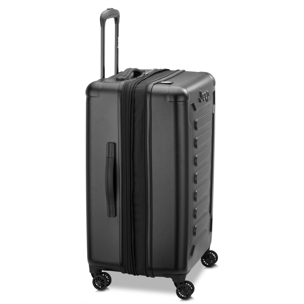 JH004C 27-Inch Expandable Check-In Suitcase, Black - Delsey Paris Top Pick