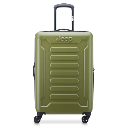 JH004C 27-Inch Expandable Check-In Suitcase, Avocado - Delsey Paris Discount