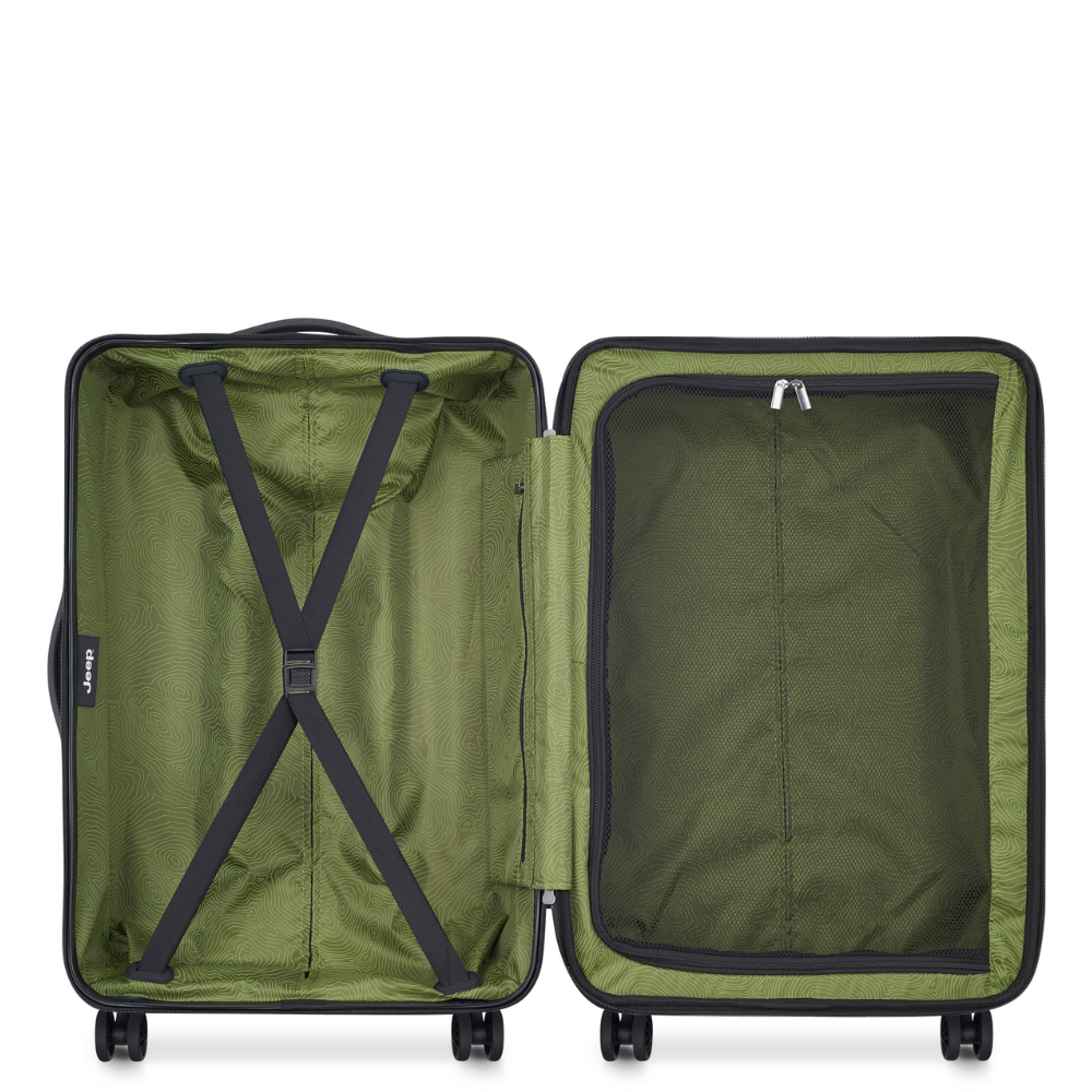 JH004C 27-Inch Expandable Check-In Suitcase, Avocado - Delsey Paris Discount