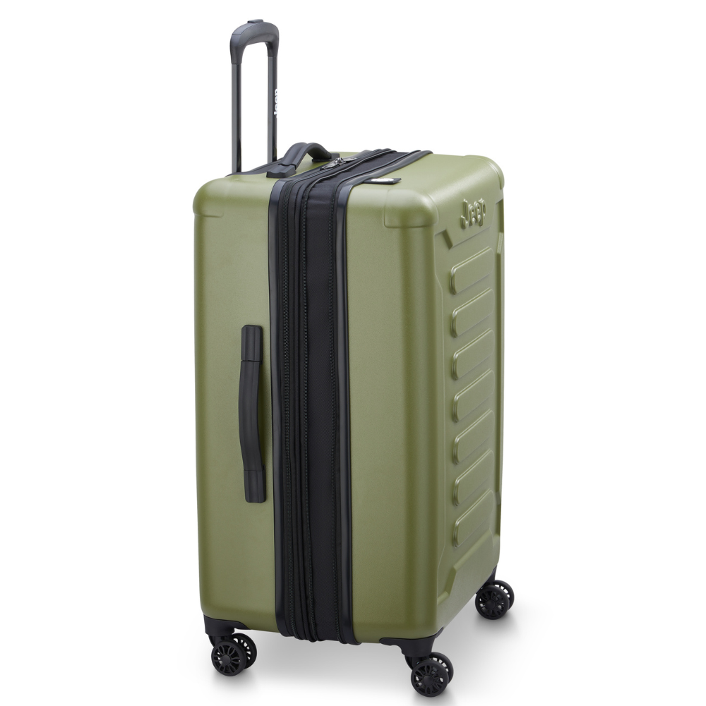 JH004C 27-Inch Expandable Check-In Suitcase, Avocado - Delsey Paris Discount