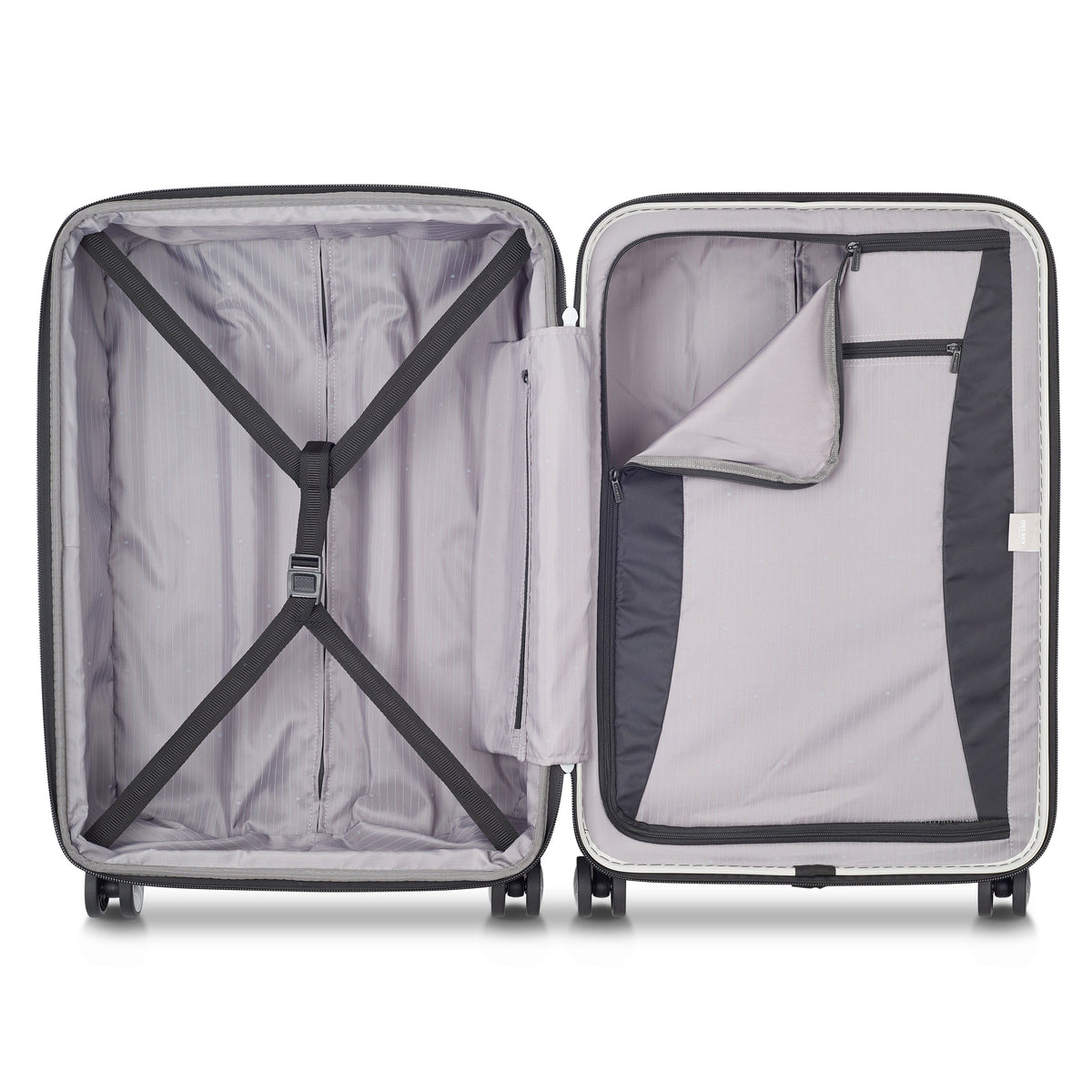 TITANIUM 27-Inch Check-In Suitcase, Silver - Delsey Paris Quality