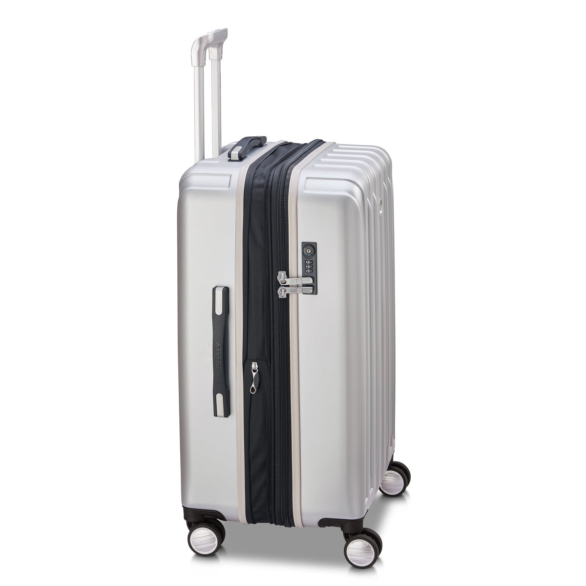 TITANIUM 27-Inch Check-In Suitcase, Silver - Delsey Paris Quality