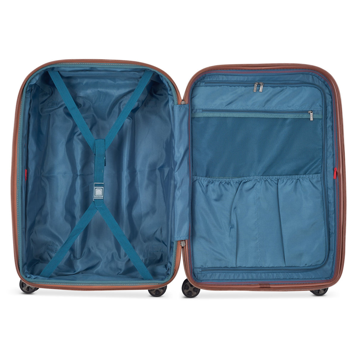 CARROUSEL 27-Inch Expandable Check-In Suitcase, Platinum - Delsey Paris Quality