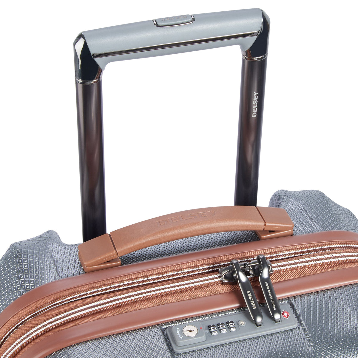 CARROUSEL 27-Inch Expandable Check-In Suitcase, Platinum - Delsey Paris Quality