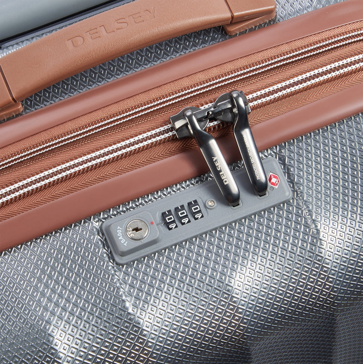CARROUSEL 27-Inch Expandable Check-In Suitcase, Platinum - Delsey Paris Quality