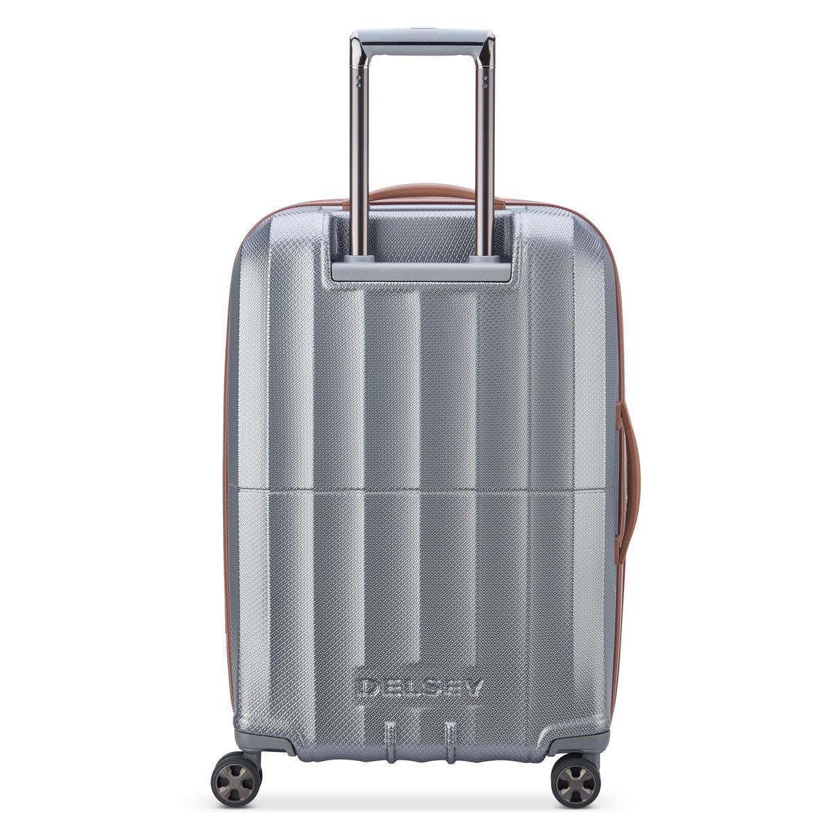 CARROUSEL 27-Inch Expandable Check-In Suitcase, Platinum - Delsey Paris Quality