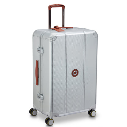 ALU'R 28-Inch Aluminum Check-In Suitcase, Silver - Delsey Paris Recommended
