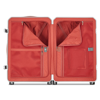 ALU'R 28-Inch Aluminum Check-In Suitcase, Silver - Delsey Paris Recommended