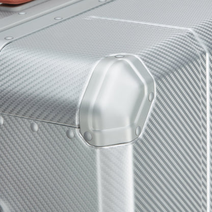 ALU'R 28-Inch Aluminum Check-In Suitcase, Silver - Delsey Paris Recommended