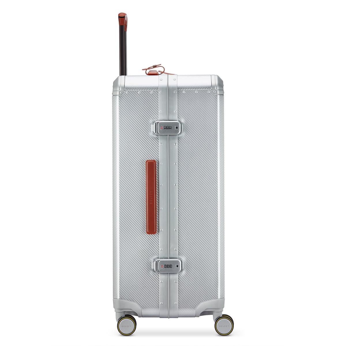 ALU'R 28-Inch Aluminum Check-In Suitcase, Silver - Delsey Paris Recommended