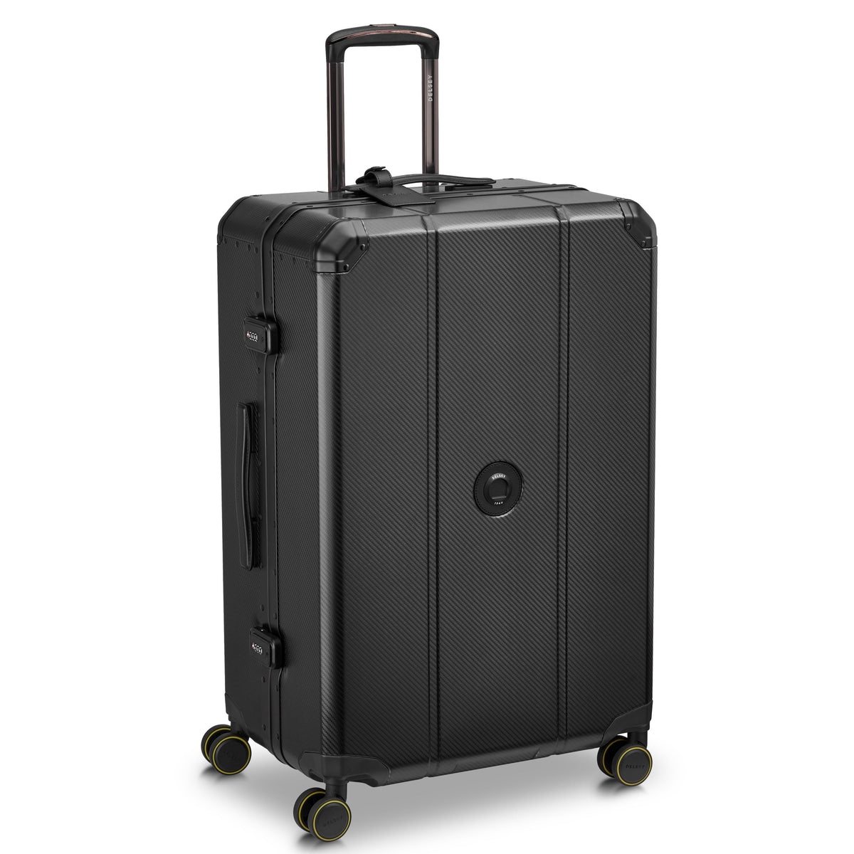 ALU'R 28-Inch Aluminum Check-In Suitcase, Black - Delsey Paris Trusted