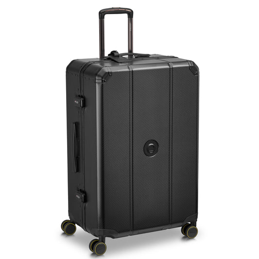 ALU'R 28-Inch Aluminum Check-In Suitcase, Black - Delsey Paris Trusted
