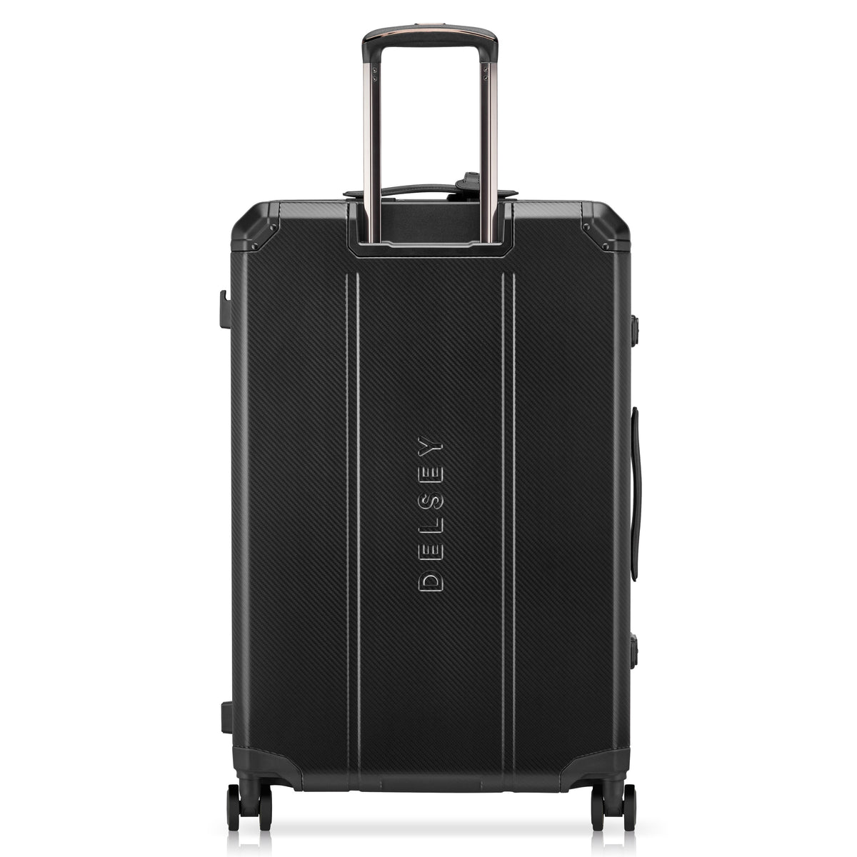 ALU'R 28-Inch Aluminum Check-In Suitcase, Black - Delsey Paris Trusted