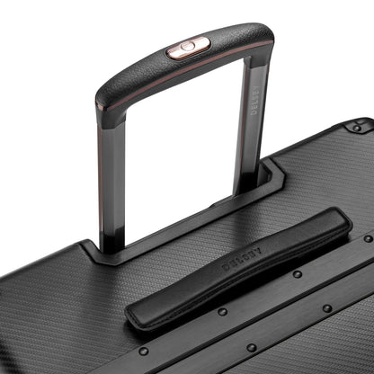 ALU'R 28-Inch Aluminum Check-In Suitcase, Black - Delsey Paris Trusted