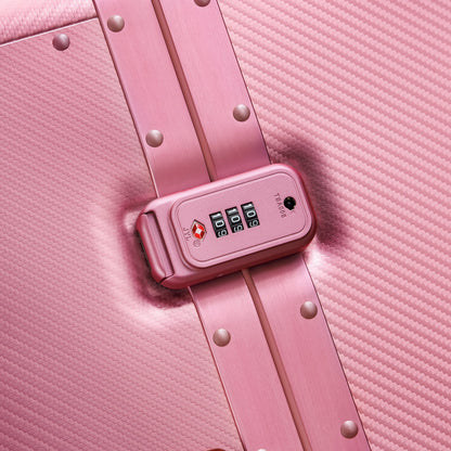 ALU'R 28-Inch Aluminum Check-In Suitcase, Pink - Delsey Paris Featured