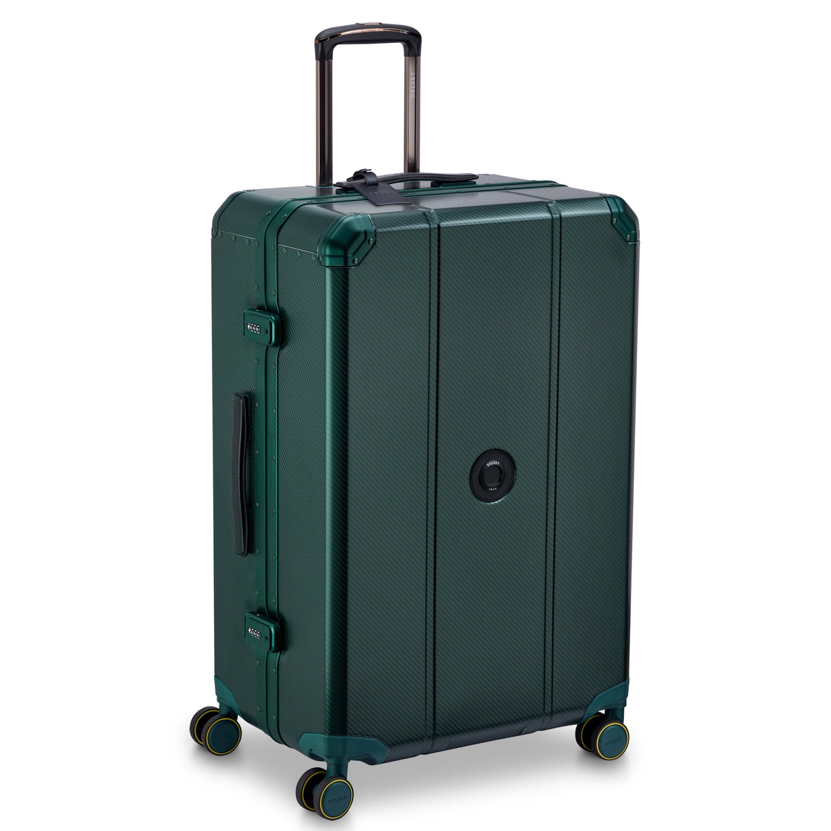 ALU'R 28-Inch Aluminum Check-In Suitcase, Green - Delsey Paris Classic
