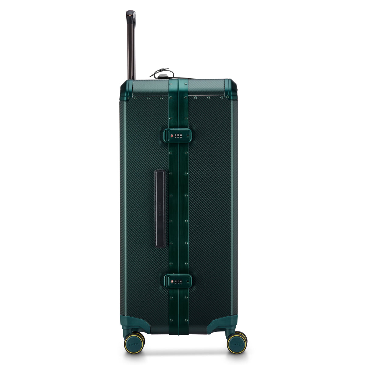 ALU'R 28-Inch Aluminum Check-In Suitcase, Green - Delsey Paris Classic
