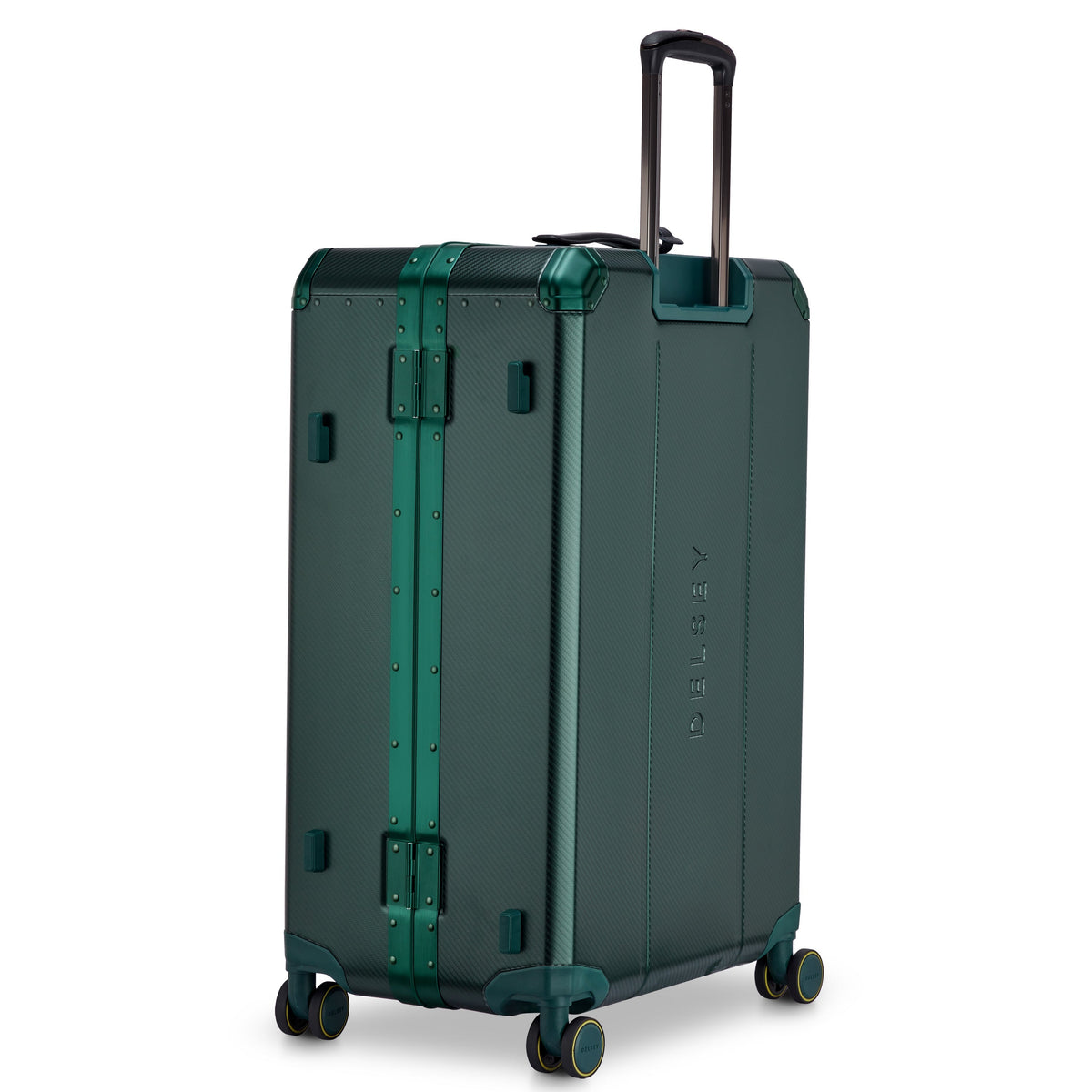 ALU'R 28-Inch Aluminum Check-In Suitcase, Green - Delsey Paris Classic